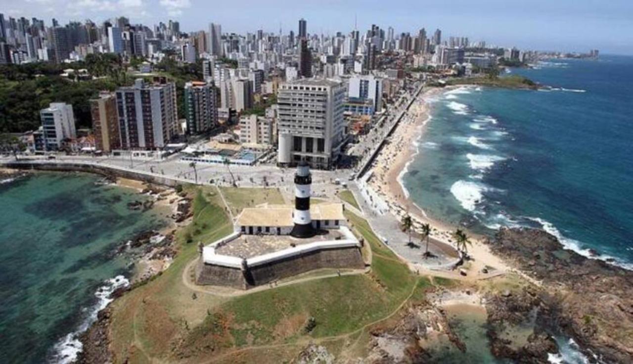 Flat Atlatic City Apart Hotel Barra Ondina Em Salvador da Bahia Exterior foto