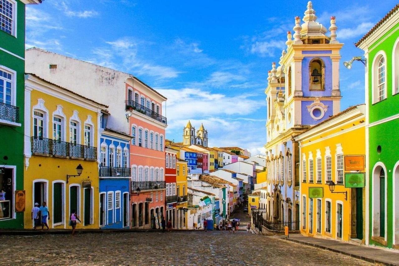 Flat Atlatic City Apart Hotel Barra Ondina Em Salvador da Bahia Exterior foto